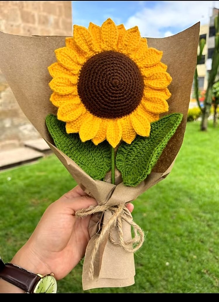 1 Girasol Fabricado a mano | Profesional